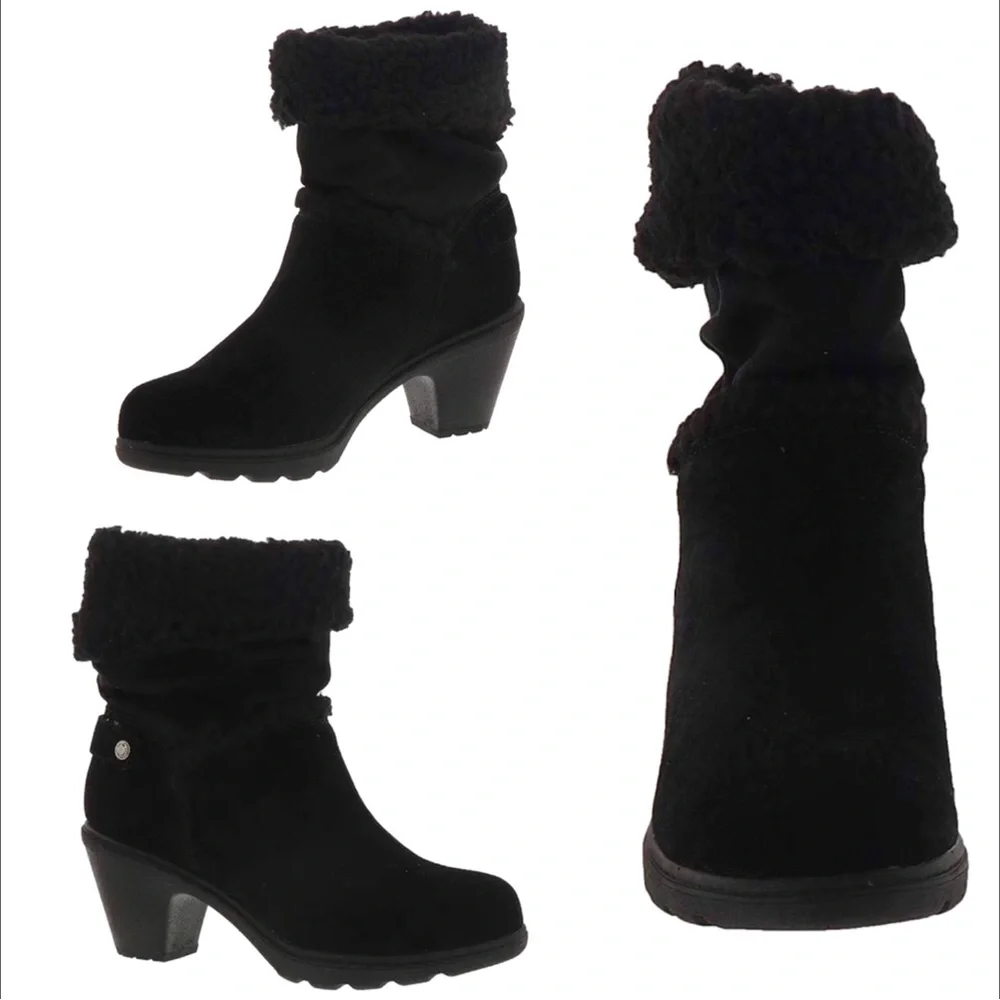 Anne Klein Harvest Winter Ankle Boots Women Color Black Size 9.5
